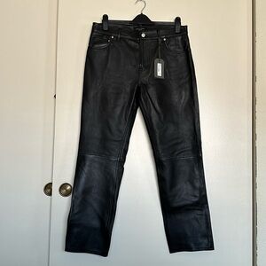 Allsaints Genuine leather pants